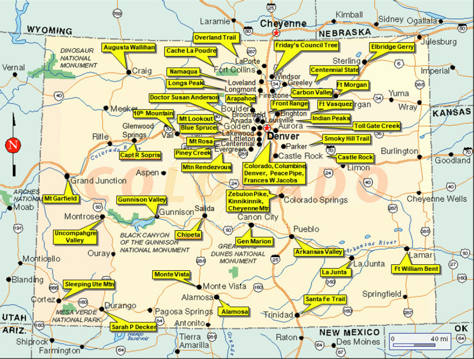 DAR Chapters in Colorado